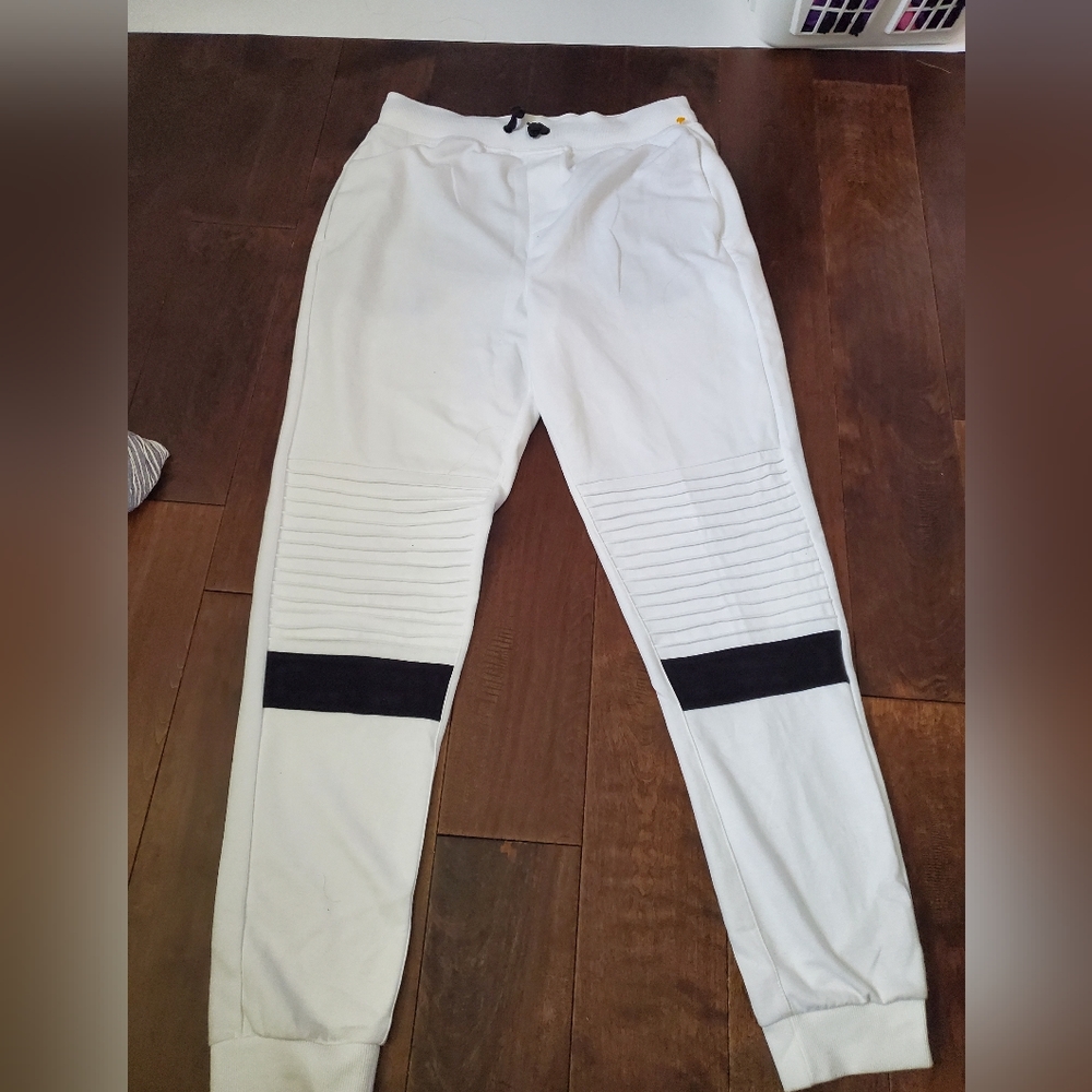 Ideology white and black joggers size small men's new new no tags
